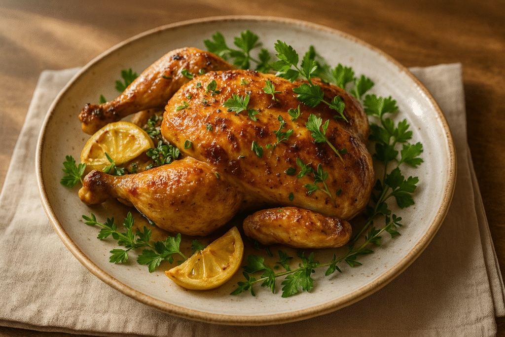 20250824 2241 poulet rôti citron simple compose 01k3f0b8y0e0zr9t9f36b1nbxv