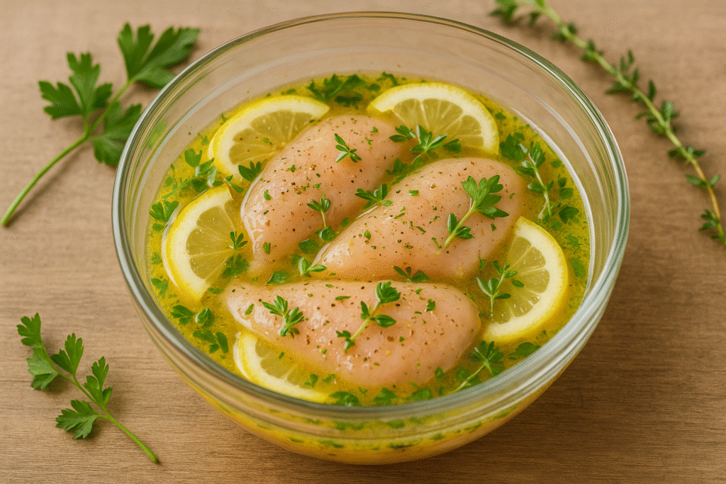 20250824 2246 bol de marinade citron simple compose 01k3f0n8wqeymbnvmysqw2nnaf