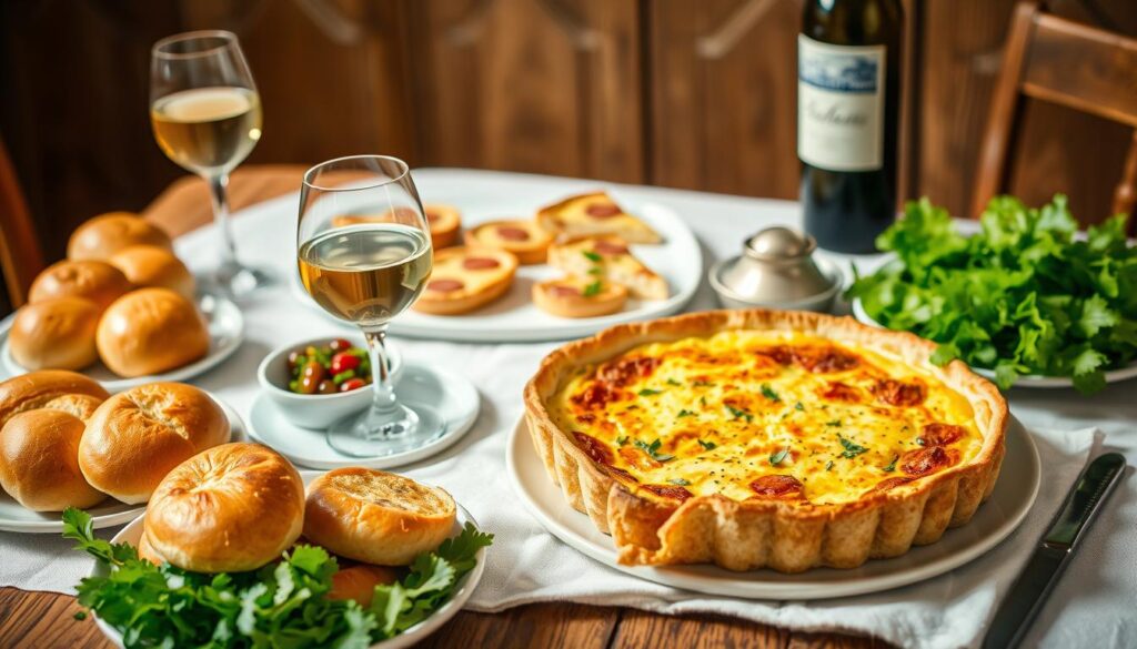 accompagnements quiche lorraine
