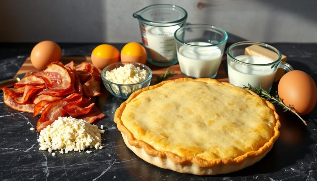 ingrédients pour quiche lorraine