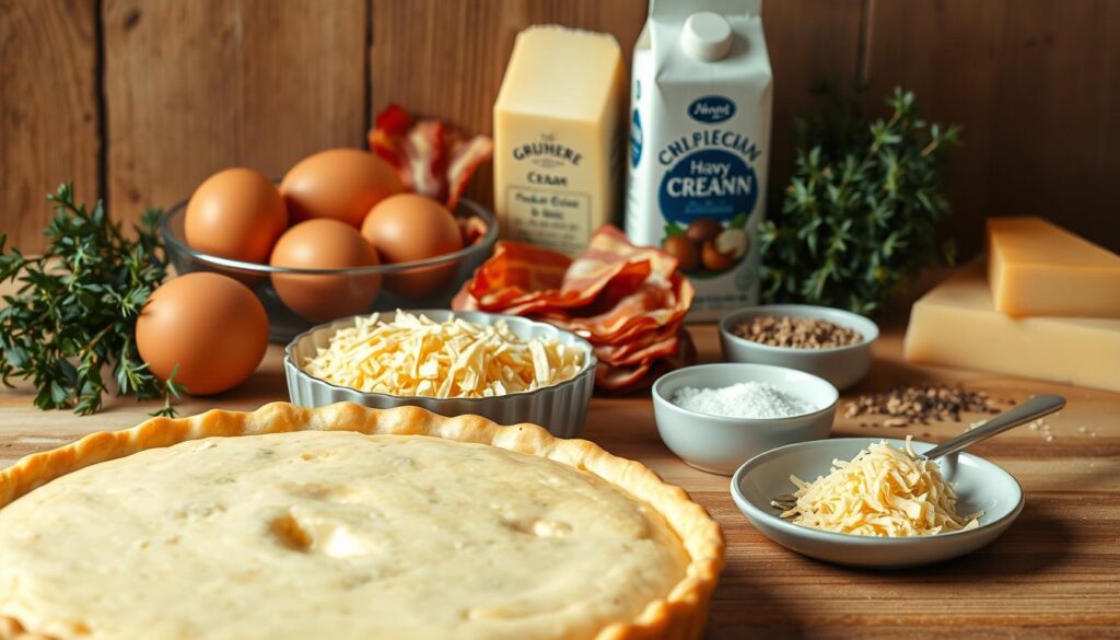 ingrédients quiche lorraine