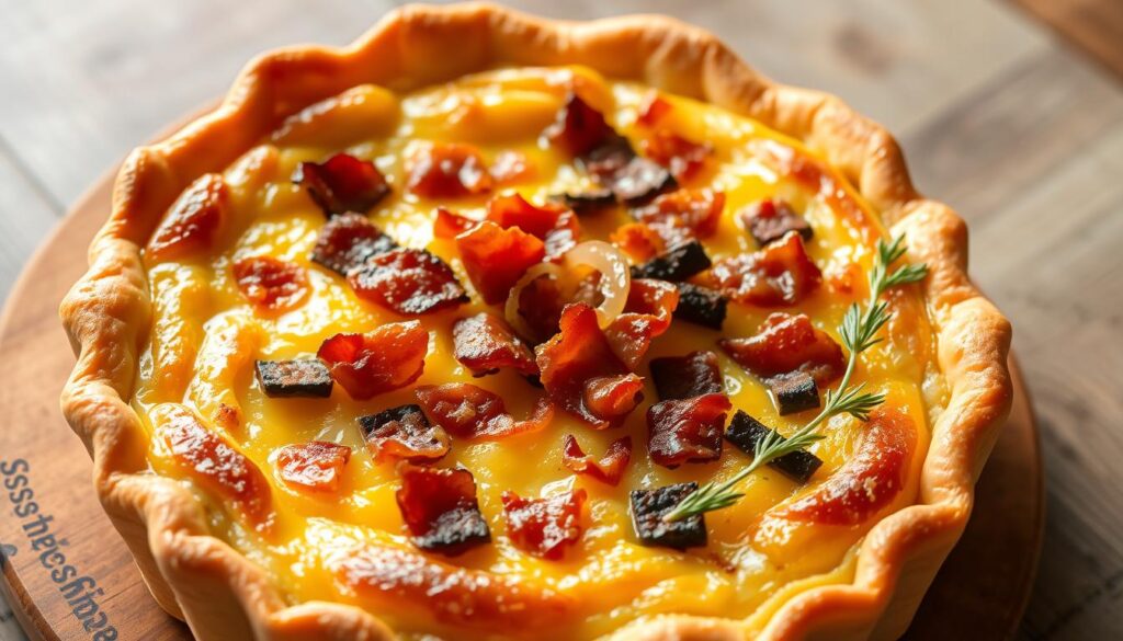 quiche lorraine assemblage